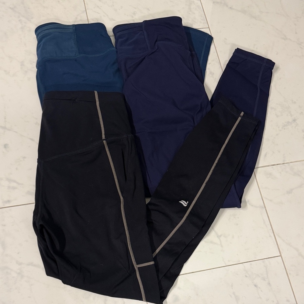 Fabletics Black and Navy Leggings